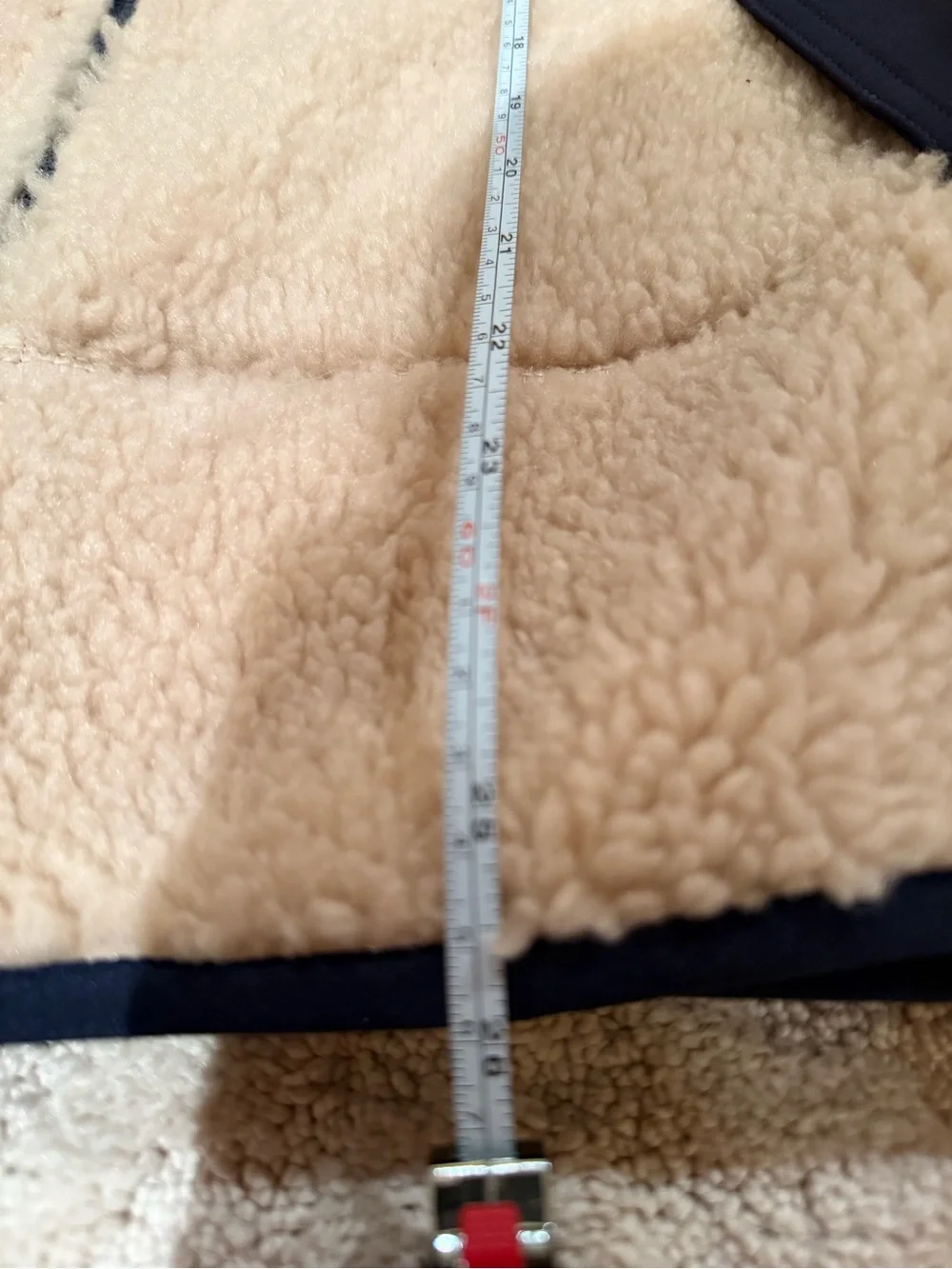 NWT Men’s J.Crew - Sherpa Vest with Navy Trim